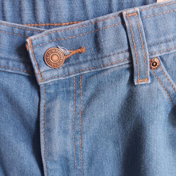 Vintage 80's Mens Levi's Bootcut Jeans 36x29 Soft Denim Embroidered Pocket USA - Picture 5 of 13